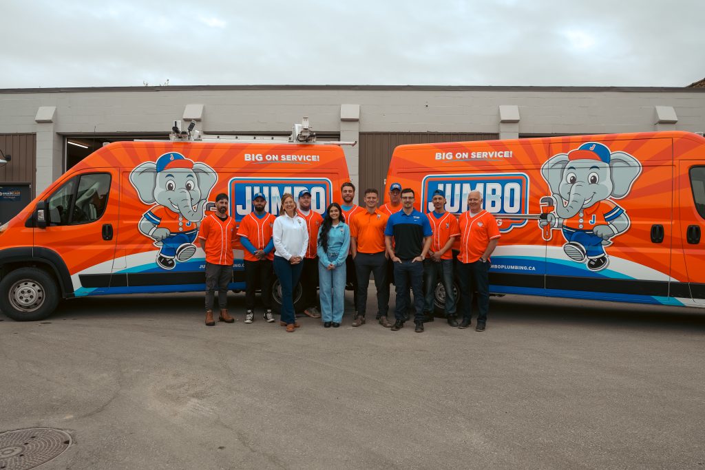 The Jumbo Plumbing Team specializing in residential and commercial plumbing services and serving St. Thomas, London & surrounding area.